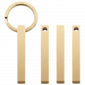 Nøkkelring med Gravert 3D-Stang