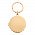 Personlig Luksusnøkkelring  med Sirkelformet Bildemedaljong