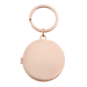 Gravert Nøkkelring med Rund medaljong til mor med barnas navn og dato